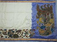 Kalamkari Patch Work Saree