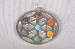 Chakras Round Pendant