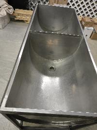 milk can wash trough