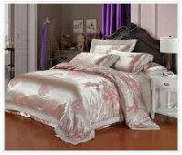fancy silk bed linen
