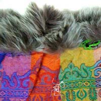 Boiled Wool Embroidered Shawls