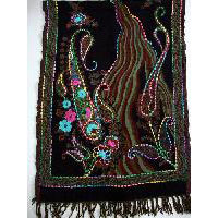 Boiled Wool Shawls with Hand Embroidery On Them