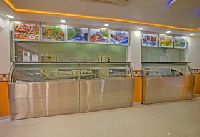 fast food counter