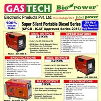 2.5 KVA - 7.5 KVA Silent Portable Diesel Generator range