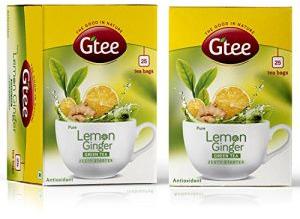 GTEE Green Tea Bags with Lemon & Ginger