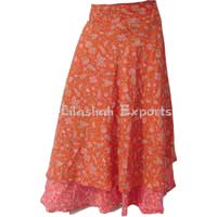 Item Code : 2111 full length Silk Skirt