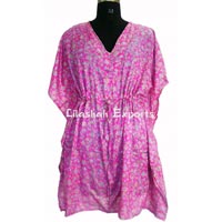Vintage silk saree kaftan dresses