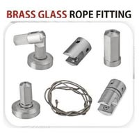Brass Glass Rope Fittings