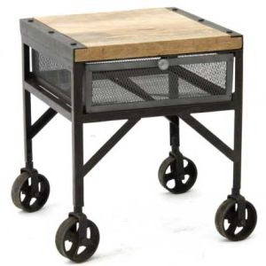 Industrial Side Table