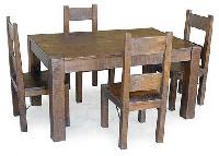 Item Code 08 (13) Wooden Dining Table Set