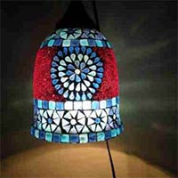 Mosaic Glass Hanging Lamp