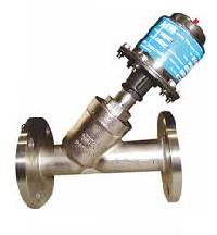 angle type y control valves
