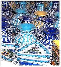 Blue Pottery