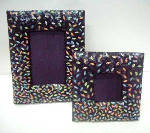 Beaded Photo Frame