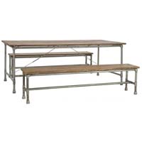 Mango Wood Outdoor Table and Benches