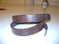 Semi casual leather belt