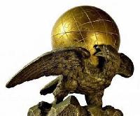 Eagle with Globe Statue