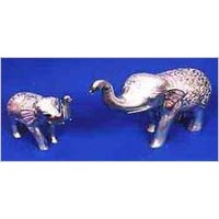 Silver Elephant Statue