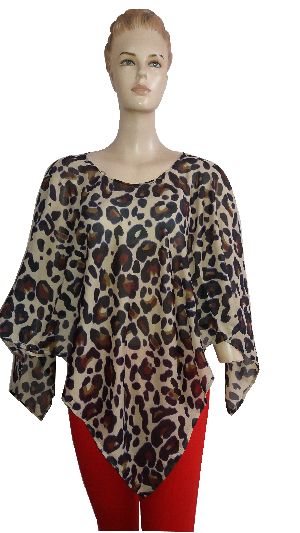 Animal Printed Poncho