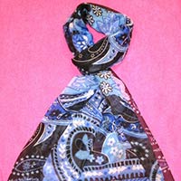 Fancy Printed Silk Stoles