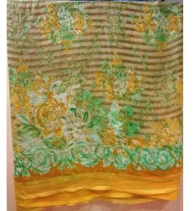 Flora printed Chiffon Scarves