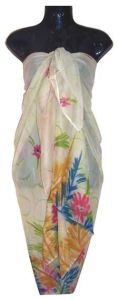 Flower Printed Poly Sarongs