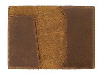 Leather Finish Passport Cover & Gas Book Cover