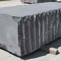black granite rough block