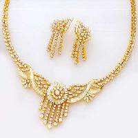 Diamond Necklace Set, Diamond Necklaces Dns - 001