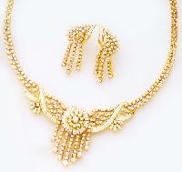 Gold Necklace Set, Gold Necklace Gns - 005