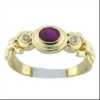 Ruby Gold Rings Vj-265