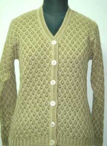 Hand knitted woolen Cardigan