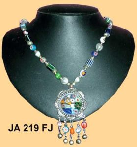 Bead Necklace - Ja 219 Fj