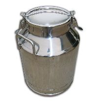 steel milk can