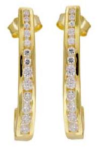 Cubic Zirconia Earring  - Cze 002