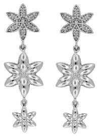 Silver Diamond Earrings (SDE - 001)