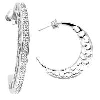 Silver Diamond Earrings (SDE - 002)