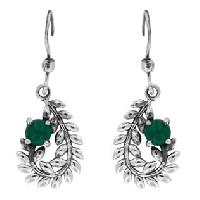 Silver Gemstone Earrings  - Sge 002