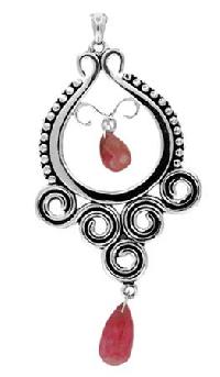 Silver Gemstone Pendant  - Sgp  003