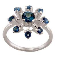 Silver Gemstone Rings  - Sgr 002