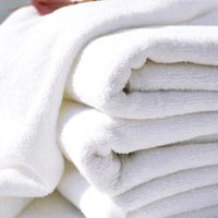 White Bleached towels