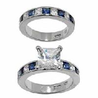 Cz Diamond Wedding Set - Sr  888