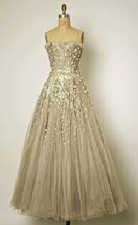 beaded evening gown