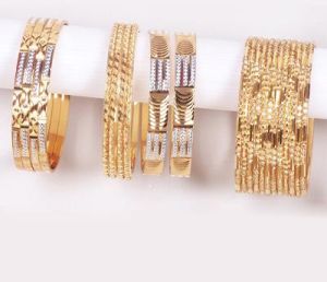 designer gold bangles