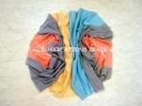 Cotton Polyester Mix Color Scarves