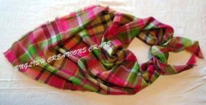 Wool Check Scarves