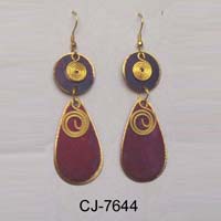 Brass Earring Antique (CJ-7644)