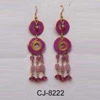 Brass Earring Antique (CJ-8222)