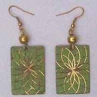 Brass Earring Antique (CJ-9839)