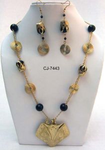 Glass Bead Necklace Set (CJ-7443)